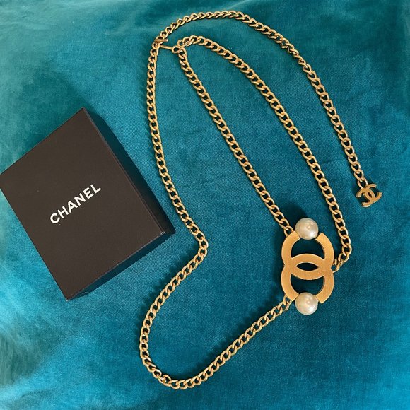 Vintage Interlocking CC Logo Waist Belt - Picture 3 of 11